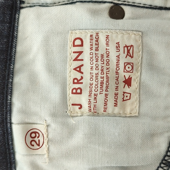 New J. Brand " THE SKINNY " Eclipse Dark Wash Jeans 29 Inseam 28 - Picture 6 of 7